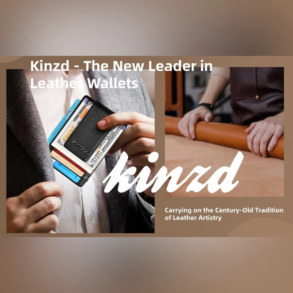 kinzd Money Clip, Front Pocket Wallet, Leather RFID Blocking thin Wallet - Picture 10 of 11